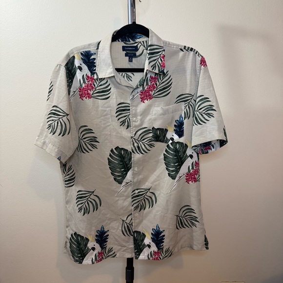 croft & barrow Other - Croft & Barrow Floral Leaf Print Shirt